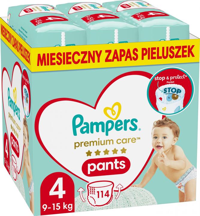 Actual product image Pampers Premium Pants (Size 4, Monthly box, 114 pcs.)