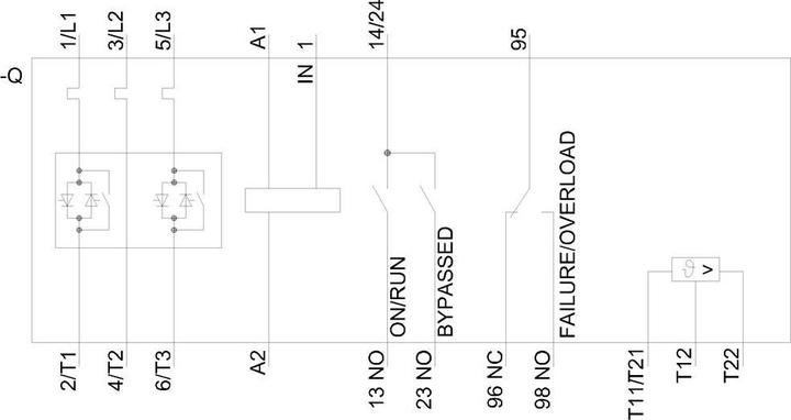 Image du produit Siemens SIRIUS SOFT STARTER,S0,THERMISTOR,72A