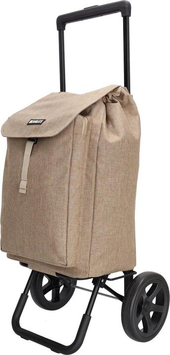 Beagles Shop & Go Groceries Trolley falten leichte 40 Liter stark - Taupe