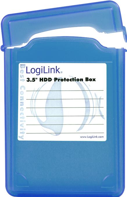 Immagine prodotto LogiLink Scatola HDD per dischi rigidi da 3,5", blu