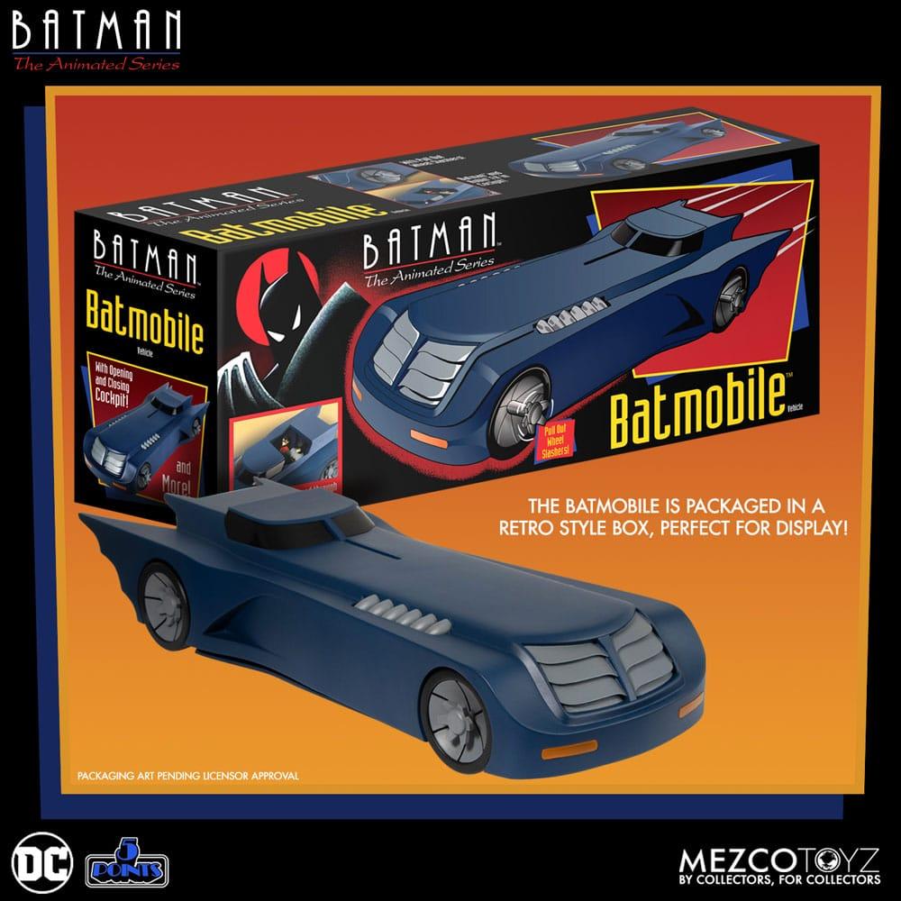 Mezco Toys DC Comics Fahrzeug Batman: The Animated - The Batmobile