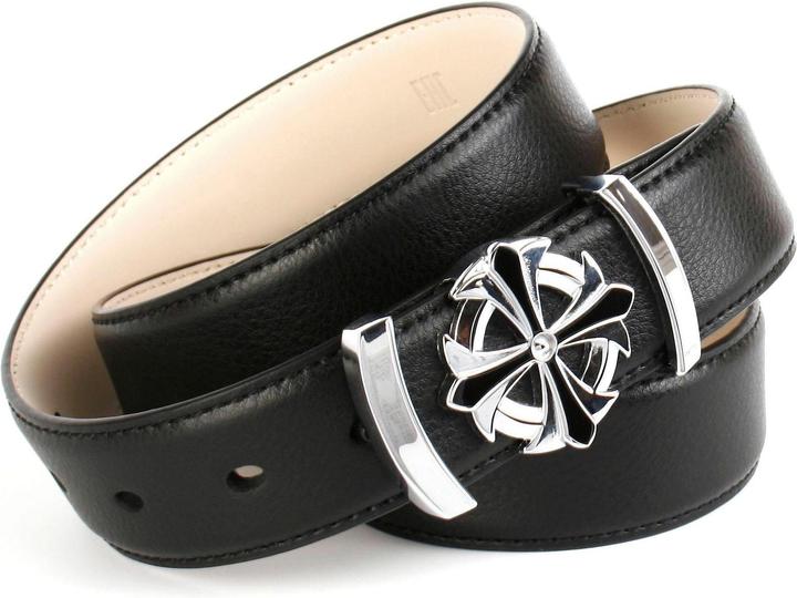 Actual product image Anthoni Crown Automatic Leather Belt (110)