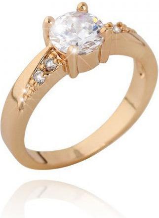 Produktbild Hermex Gold Ring RGP mit Zirkonia - Gold Gr. 54 (54, 925 Silber)