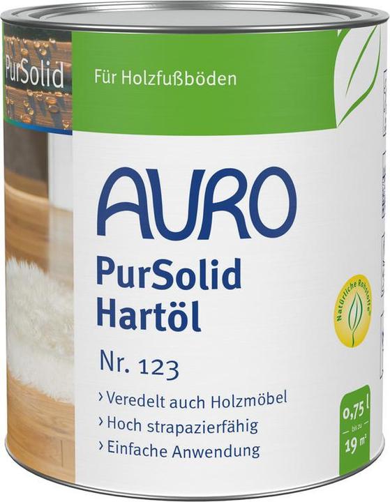 Produktbild AURO PurSolid Hartöl 123 (Transparent, 0.75 l)