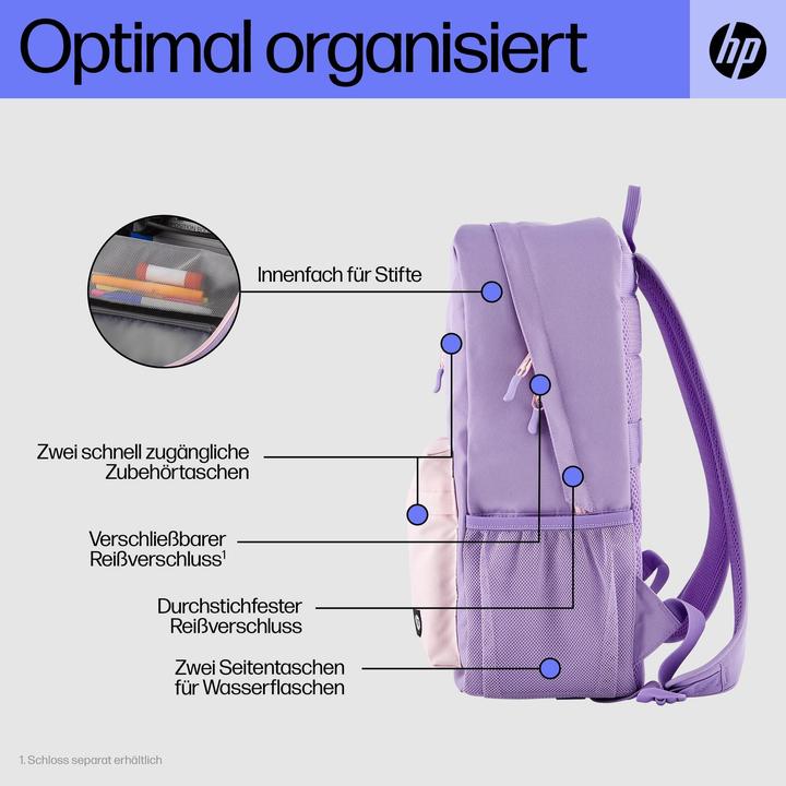 Image du produit HP Sac à dos Campus Lavender (P) (17 l)