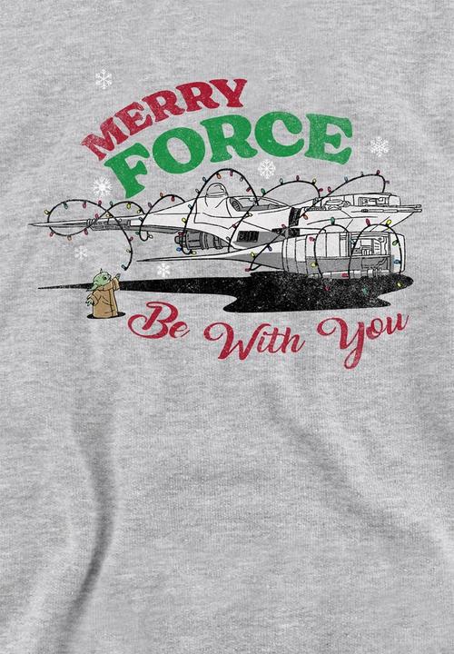 Produktbild Star Wars Merry Force Be With You Kapuzenpullover weihnachtliches Design (128)