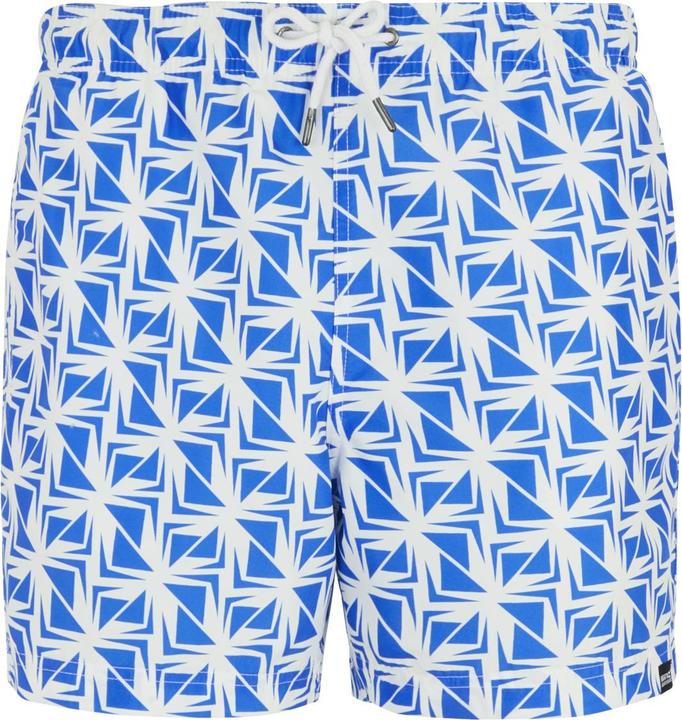 sonic blue geo, White