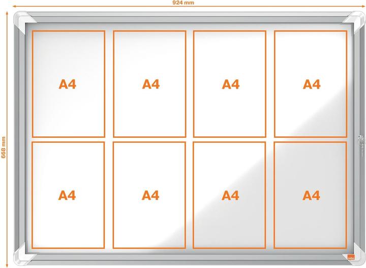 Actual product image Nobo Showcase Pacific 8xA4