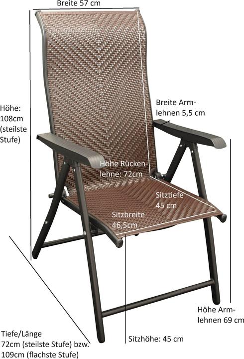 Produktbild Degamo 2x Klappsessel ANTIBES