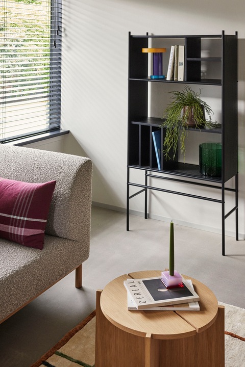 Produktbild Hübsch Moment Sofa 2 Sitzer Small Grau (2-Sitzer)