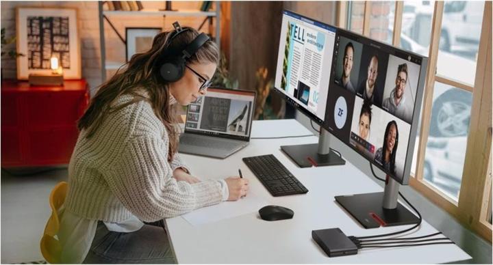 Produktbild Lenovo ThinkVision P27pz-30 (3840 x 2160 Pixel, 27")