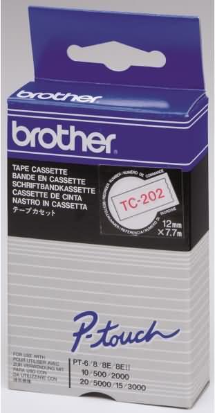 Produktbild Brother P-Touch (1.20 cm, Rot, Weiss)