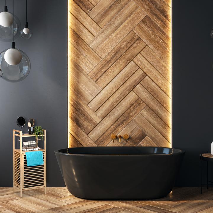 Actual product image Relaxdays Bathroom shelf