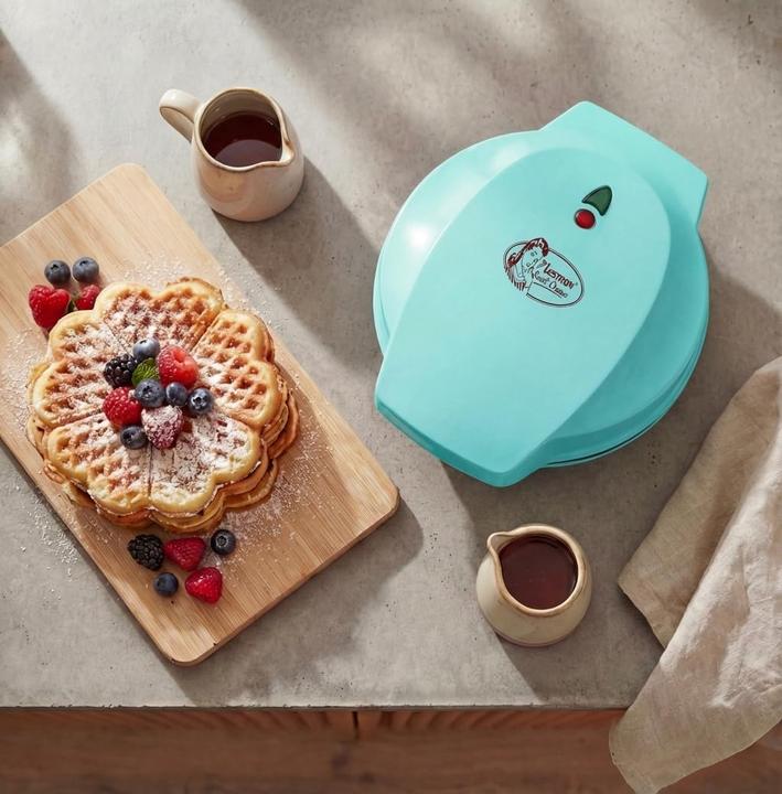Actual product image Bestron ASW217M Waffle maker 5 waffle(s) mint color