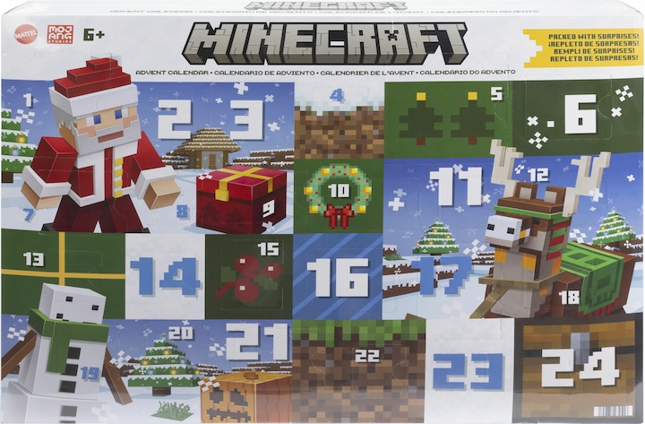 Actual product image Minecraft Advent calendar