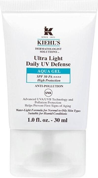 Actual product image Kiehl's Ultra Light UV Defence Aqua Gel Gel (SPF 50, 30 ml)