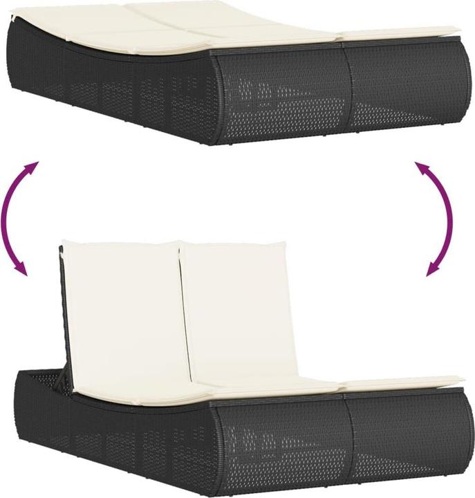 Produktbild vidaXL Doppel-Sonnenliege (200 cm)