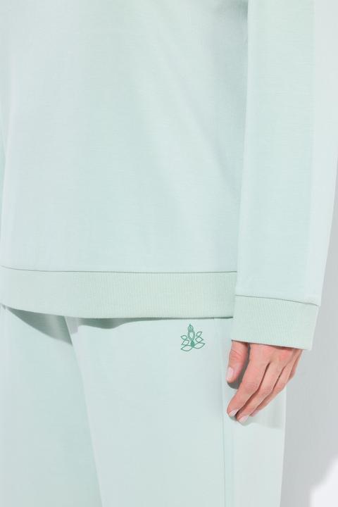 Produktbild Ulla Popken Yoga-Sweater, Boxy, Cut-Out, Stehkragen, Langarm (42, 44)