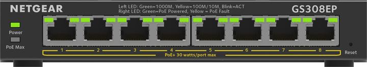 Image du produit Netgear GS308EP-100PES (8 Ports)