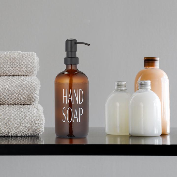 Actual product image Relaxdays 2x glass soap dispenser