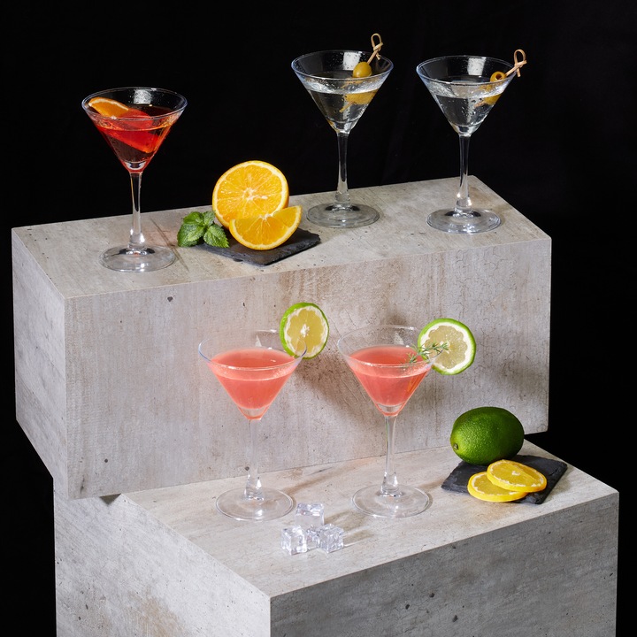Actual product image Relaxdays 6x Martini glass (1.40 dl, 6 x, Martini glasses)