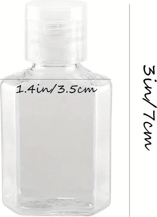 Immagine prodotto Swissdetector 10 X Durchsichtige Plastikflaschen zu 1,01 oz (Sacchi liquidi)