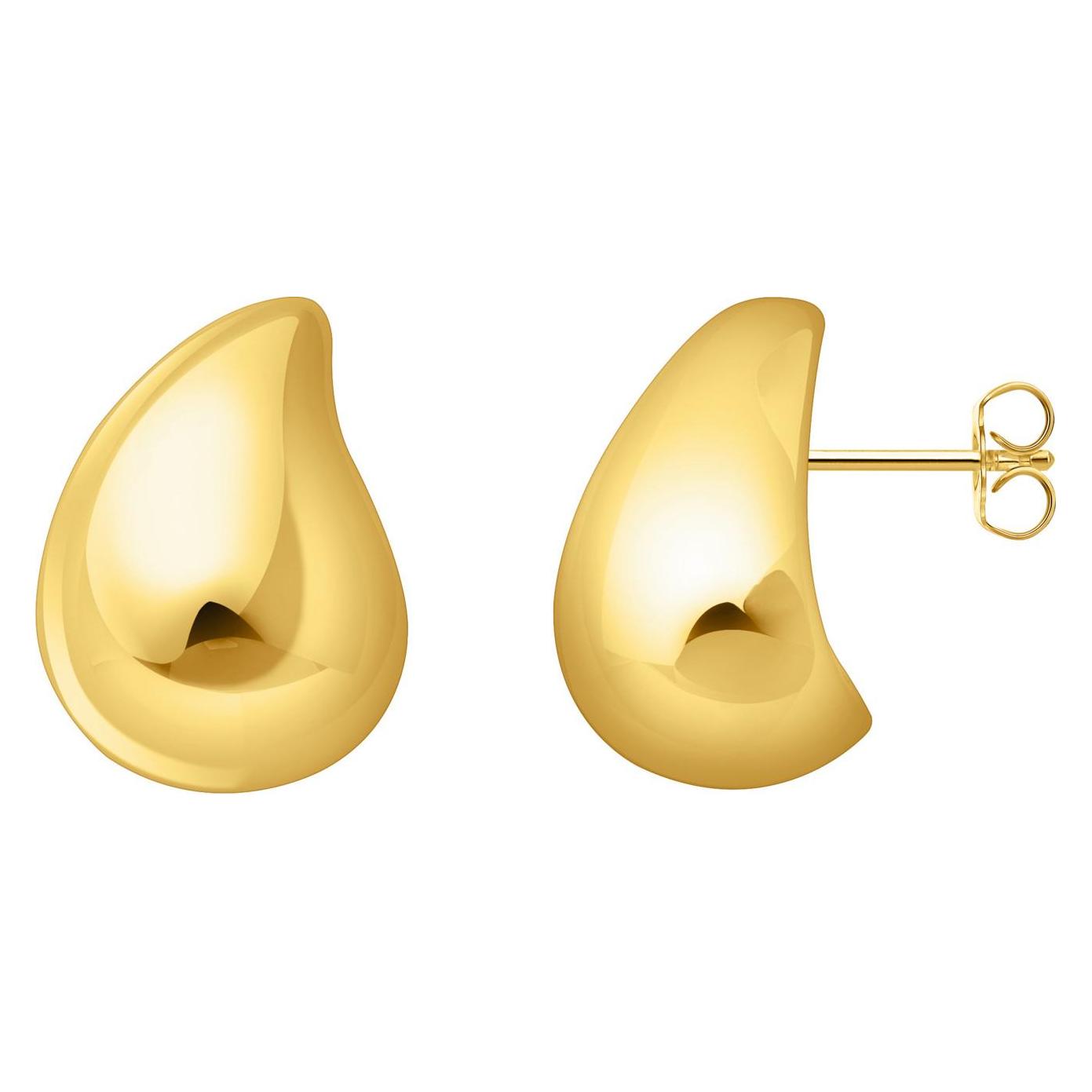 Thomas Sabo, Ohrringe, Ohrstecker In Organischer Tropfenform, (925er Silber)