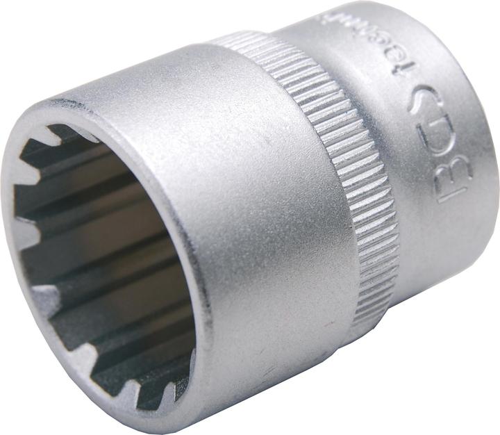 Produktbild BGS Steckschlüssel-Einsatz Gear Lock Antrieb Innenvierkant 10 mm (3/8") SW 15 mm (15 mm)