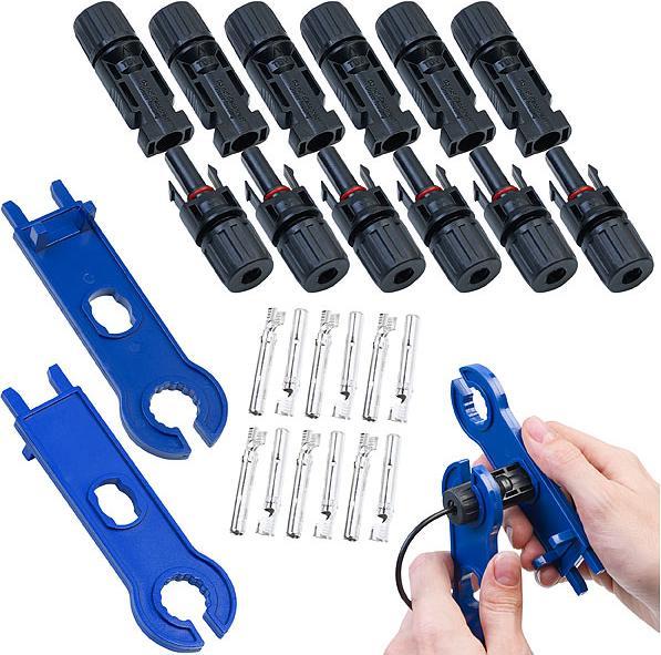 Actual product image Revolt 24 pcs. Solar Panel Connector Set (Solar system mounting material)