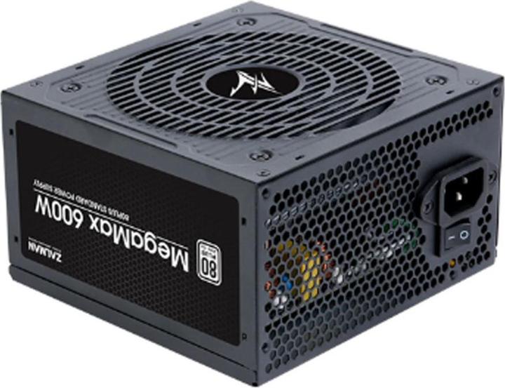 Actual product image Zalman MegaMax 600W power supply (ZM600-TXII) (600 W)