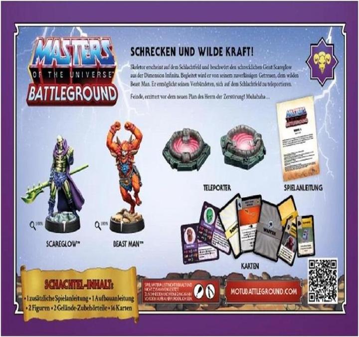Actual product image Archon Studio ARCD0003 - Masters of the Universe Battleground - Wave 1 Evil Warriors Faction, (DE Expansion) (German)