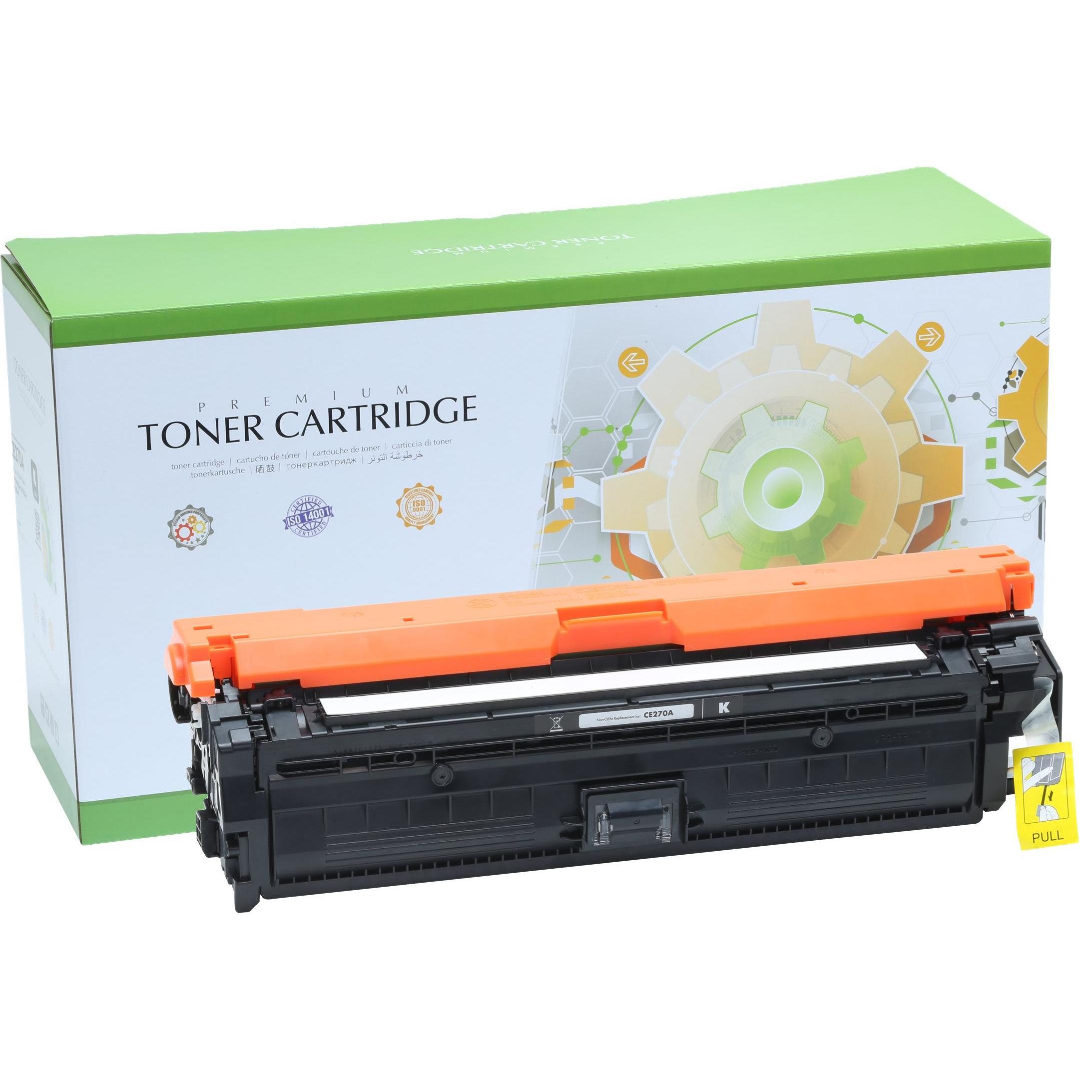 Control, Toner, STATIC Toner cartridge compatible with CE270A/CE340A/CE740A remanufactured (BK)