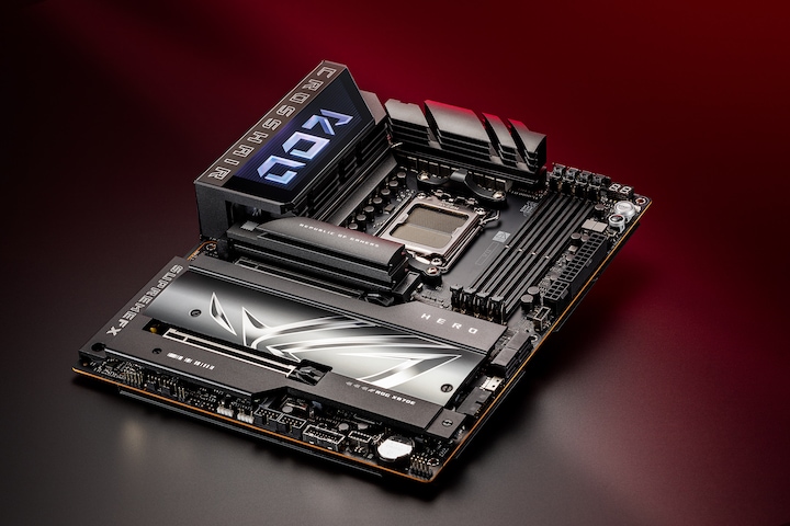 Actual product image ASUS Rog Crosshair X870e Hero (AM5, AMD X870E, ATX)