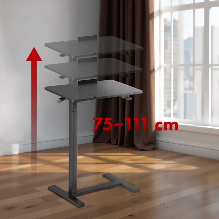 Produktbild Maclean Mobiler Schreibtisch/Laptop-Ständer, MC-120B, 76-109 CM