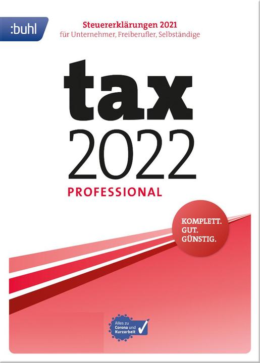 Actual product image Buhl Data Service GmbH Buhl Data tax 2022 Professional Tax Software ESD DE (1 User, unlimited)