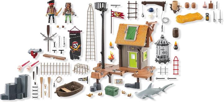 Immagine prodotto Playmobil Porto dei pirati con prigione dei pirati (71792, Pirati Playmobil)