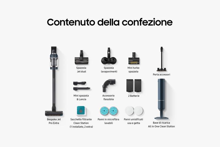 Immagine prodotto Samsung BESPOKE Jet VS20A95973B/WA Blu