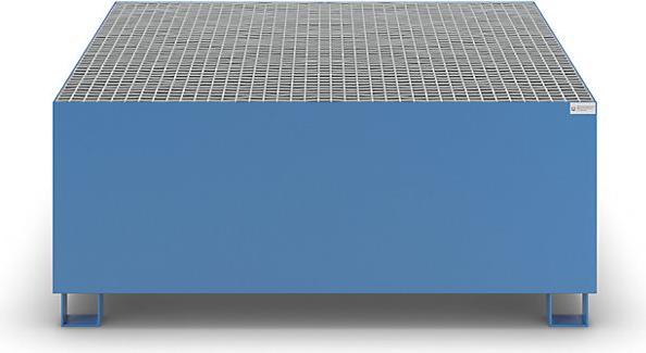 Immagine prodotto eurokraft basic Vasca di raccolta in acciaio per contenitori per cisterne IBC/KTC (1100 l)