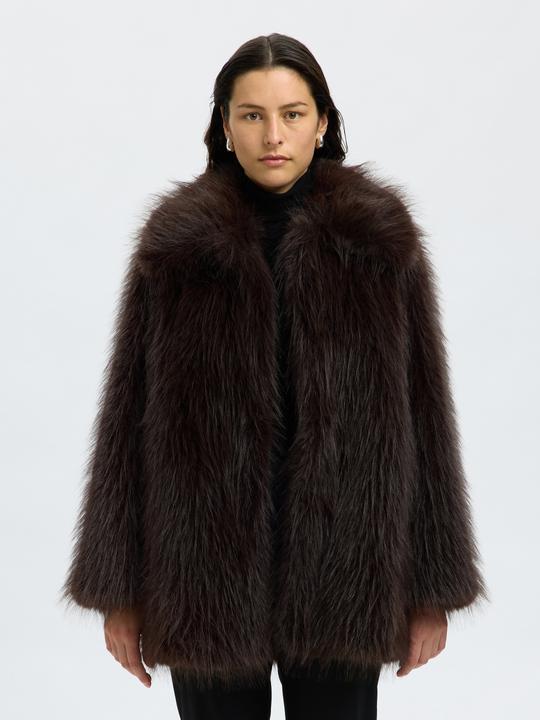 Produktbild Selected Faux Fur Mantel
