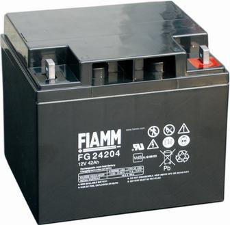 Immagine prodotto Fiamm Batteria ricaricabile, al piombo, 12V, 42Ah, morsetto a vite, M6 (12 V, 42 Ah)