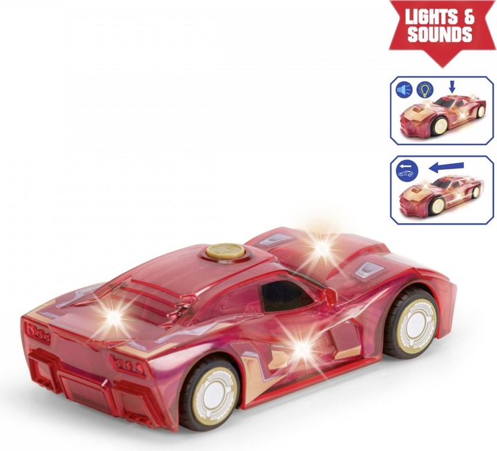 Actual product image Jada Marvel Light Hero Iron Man 1:32
