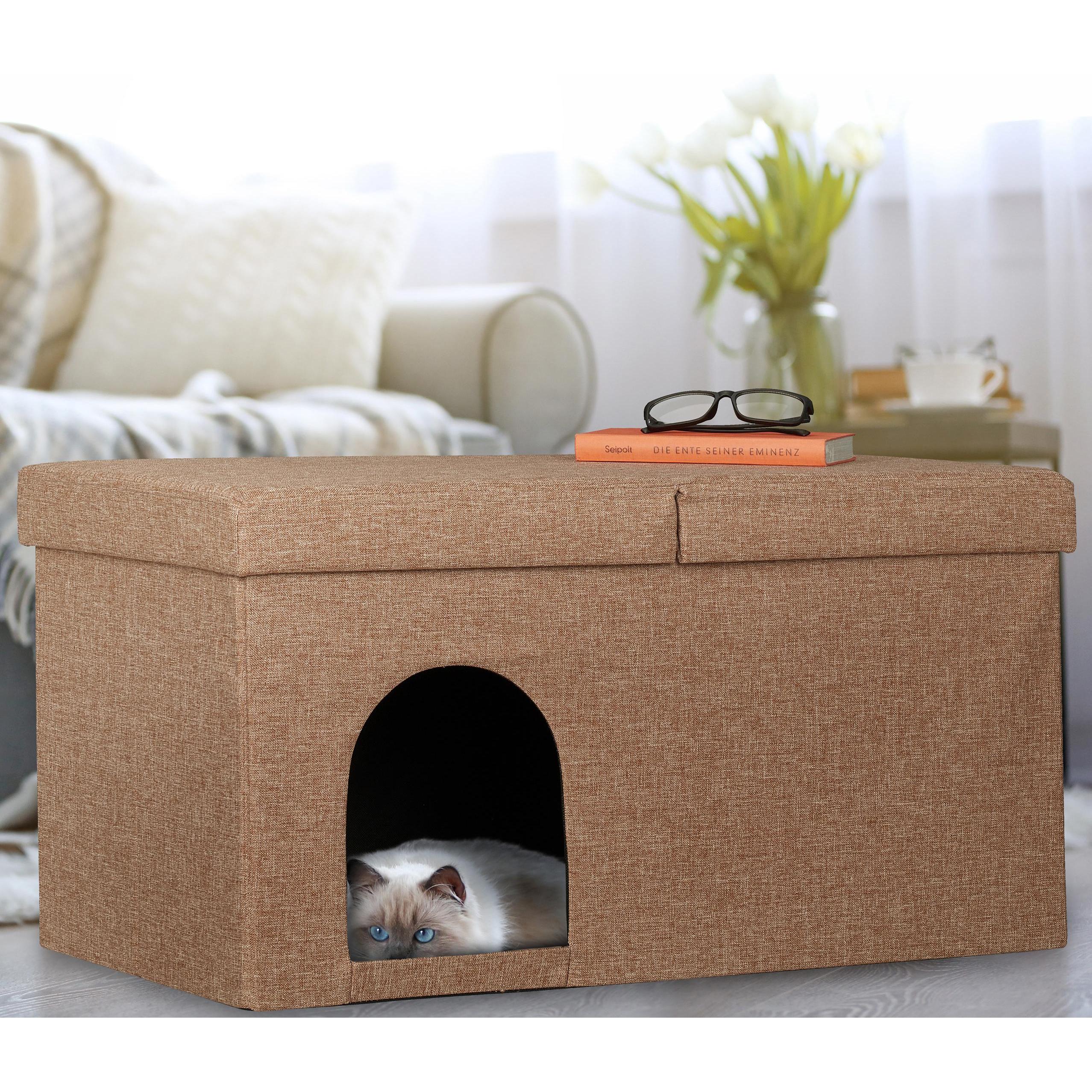 Thumbnail - Relaxdays Katzenhöhle (Katze), Hundebett + Katzenbett