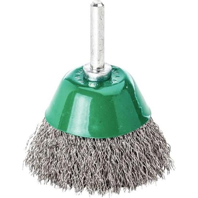 Thumbnail - Lessmann, Schleifmittel, Topfbürste Ø 50 mm Schaft 6 mm Drahtstärke 0,2 mm Messing 10500 min-¹