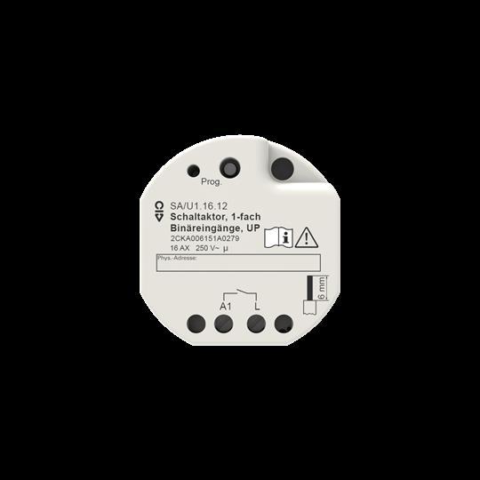 Actual product image ABB SA/U1.16.12 Switch actuator 1gang flush-mounted (Switch actuator)