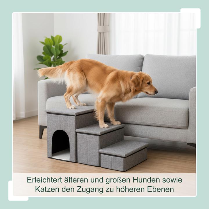 Actual product image Relaxdays dog steps (Cat, Dog, Foldable)