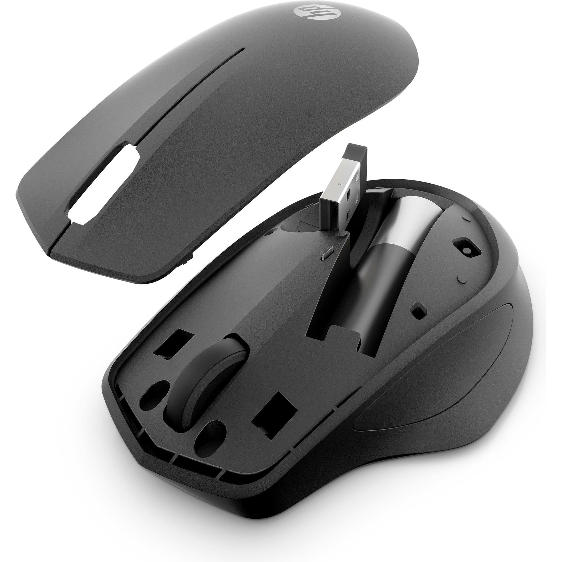 Thumbnail - HP 285 Silent (Kabellos), Maus, Schwarz