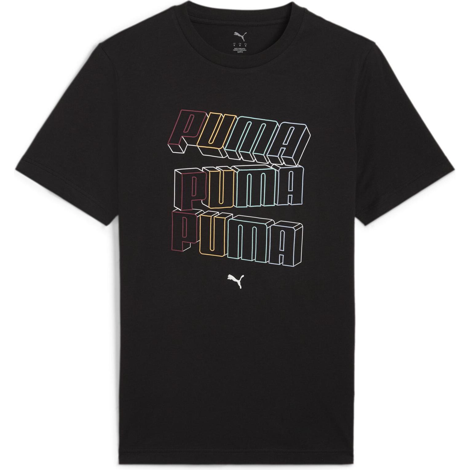 Puma, Herren, Sportshirt, Ess Logo Lab Hog Tee (XL), Schwarz, XL