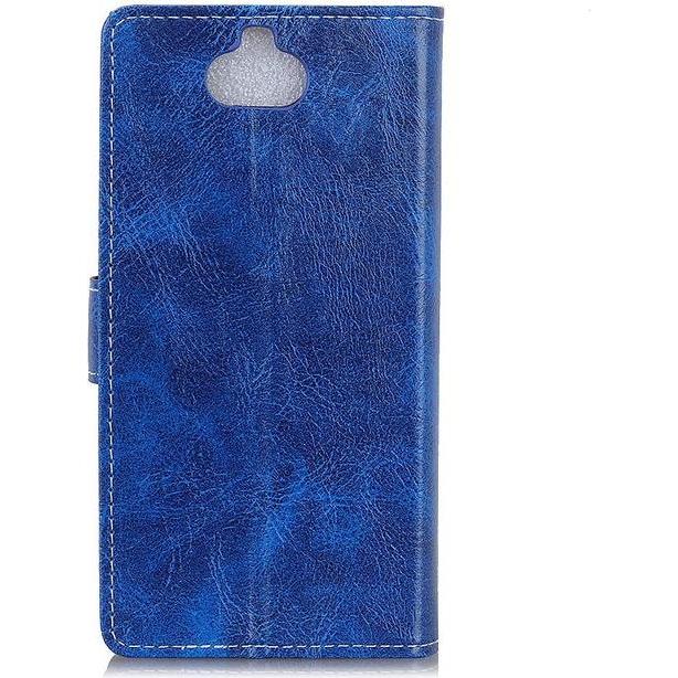 Thumbnail - MU Classic Crazy Horse III Leder Bookcover Series (Sony Xperia XA3), Smartphone Hülle, Blau