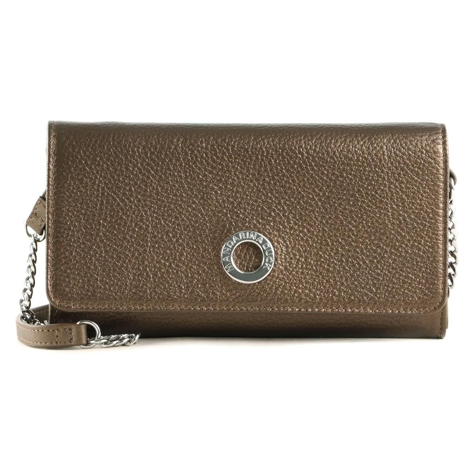 Mandarina Duck, Damen, Portemonnaie, Mellow Lux Wallet Bag, Bronze