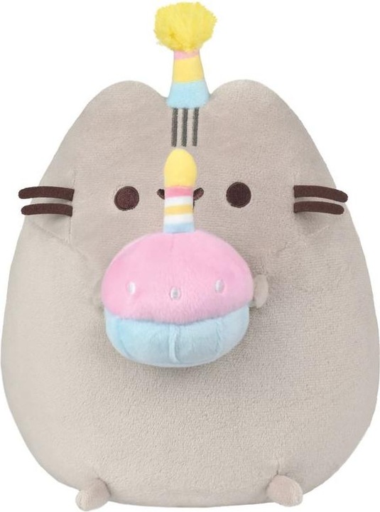 Actual product image Pusheen cuddly toy 23 cm with cake Aurora DAFFI P 232 (24 cm)